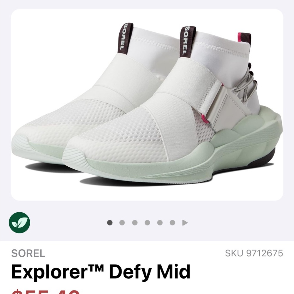 Sorel Explorer Defy Mid, Women’s size 8